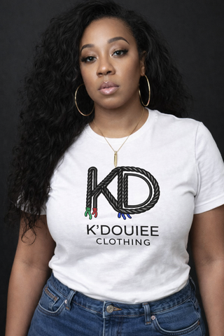 K’Douiee Official Unisex Adult Tee - White