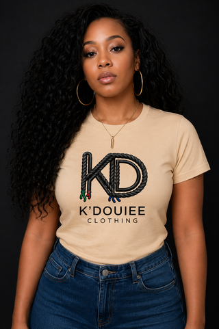 K’Douiee Official Unisex Adult Tee - Cream
